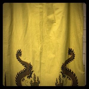 Free People calf length skirt.